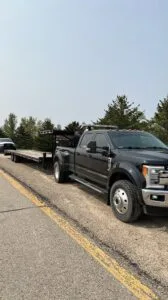 Flatbed towing T&W