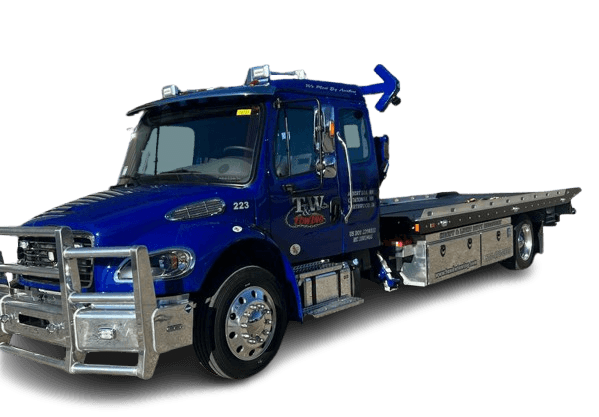 Blue truck
