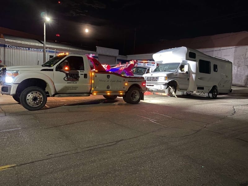 I-90 RV towing