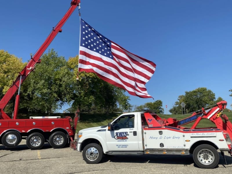 Mason City tow truck