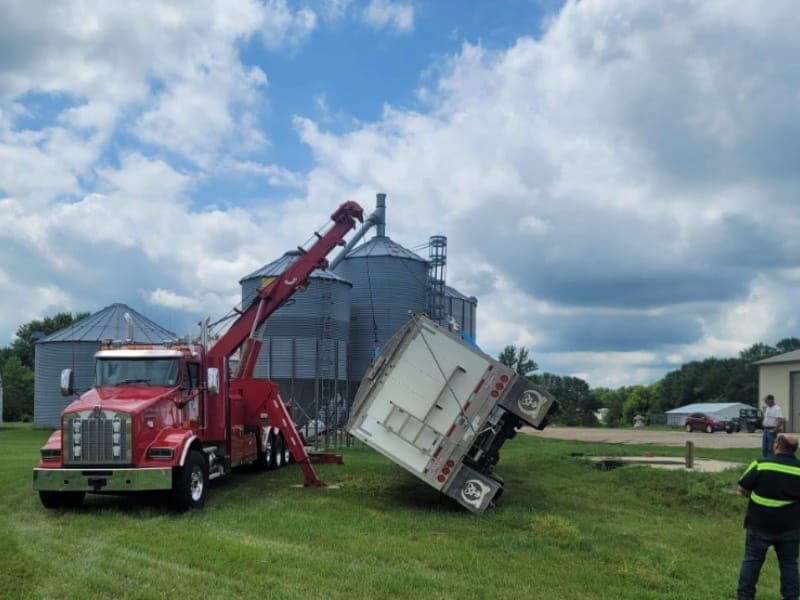 Bricelyn semi towing